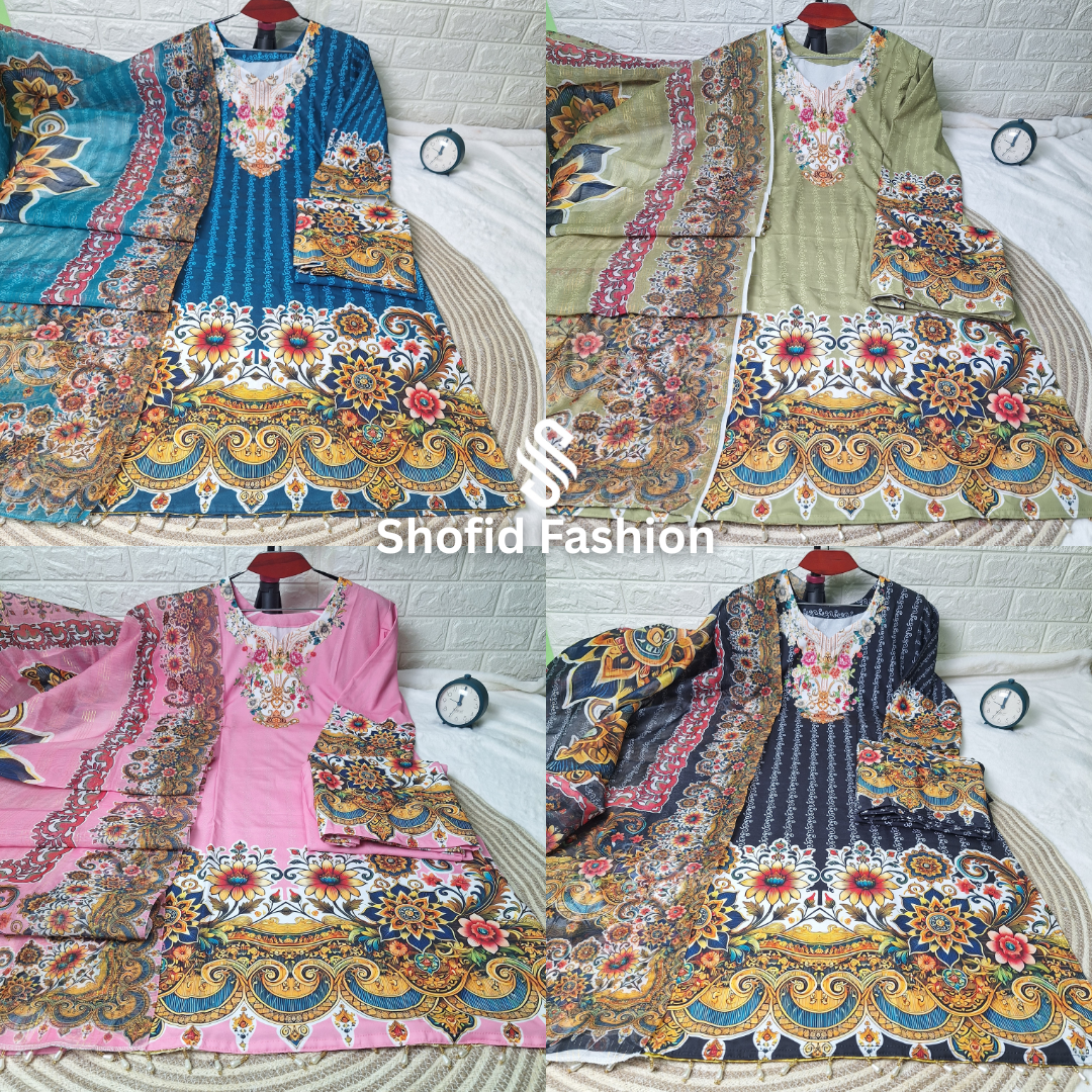 shofid fashion - three piece